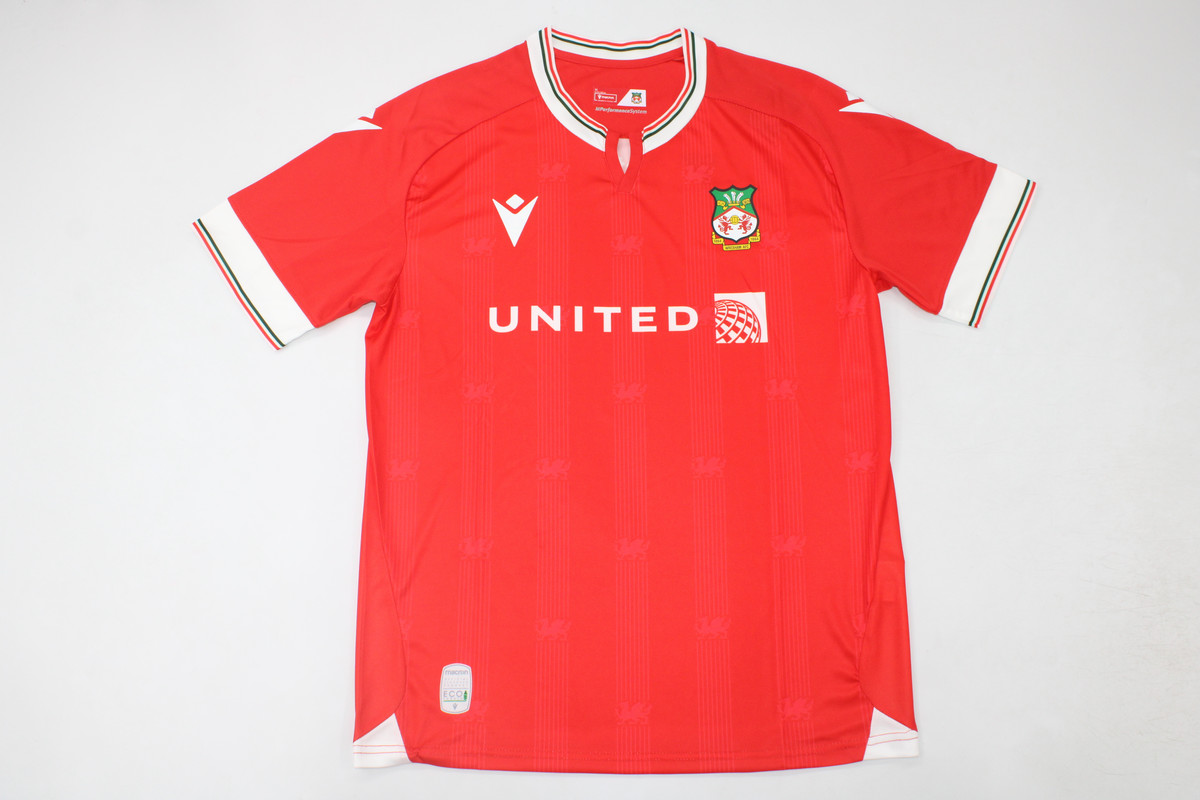 AAA Quality Wrexham 23/24 Home Soccer Jersey